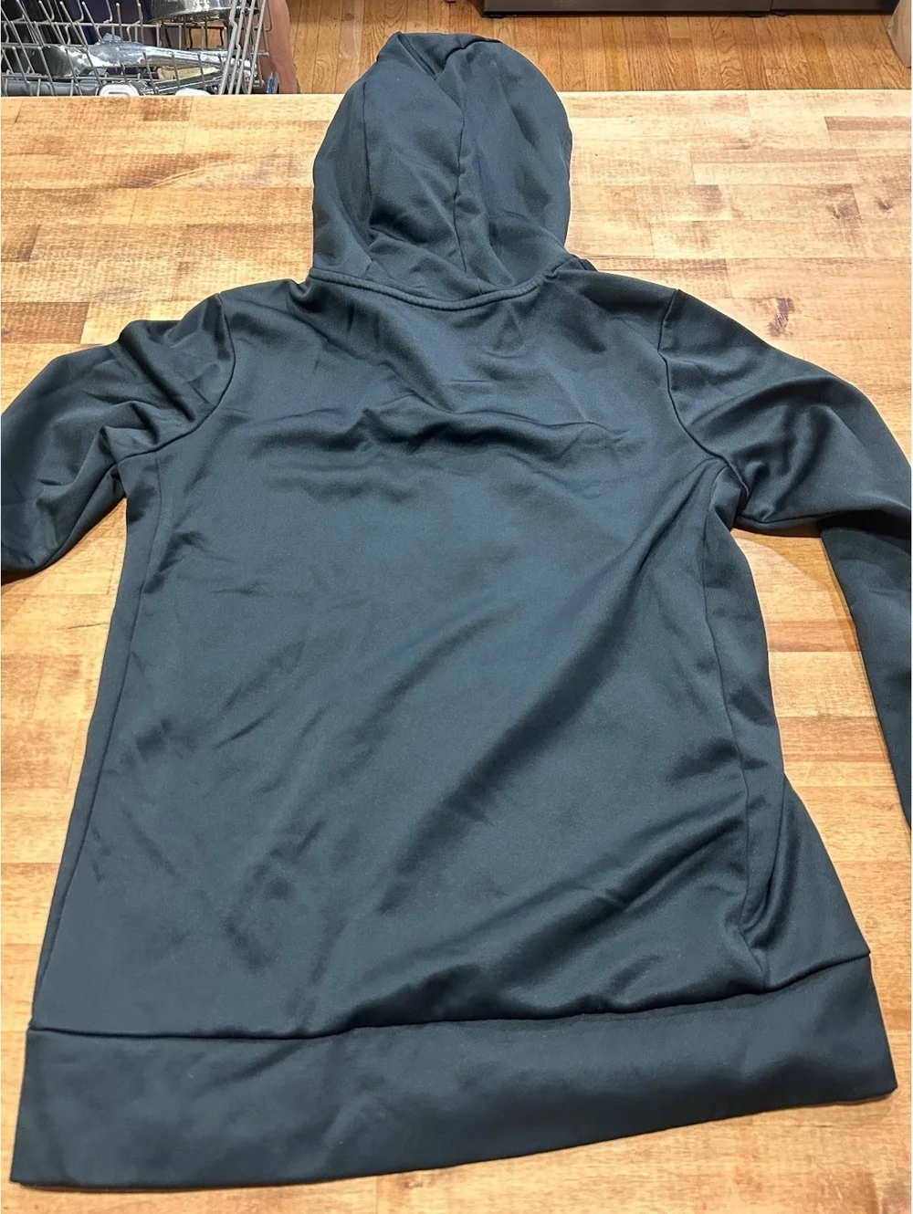 Nike Dri-FIT black full zip hooded jacket youth small